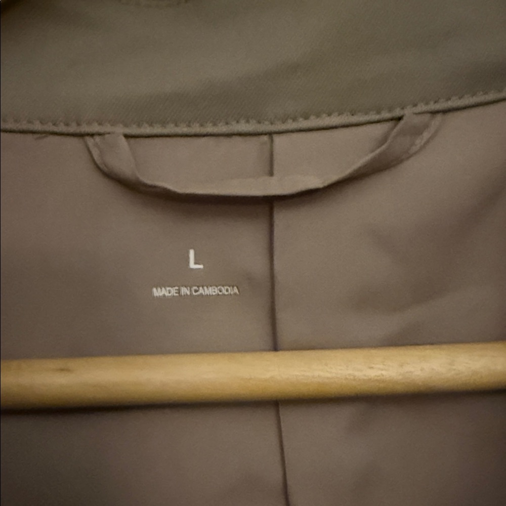 Muji Beige Trench Coat - Picture 4 of 5
